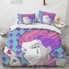 3D Print Fashion Anime Hunter X Hunter Bedding Set Boys Girls Twin Queen Full Size Duvet Cover Pillowcase Bed Adult Bedroom
