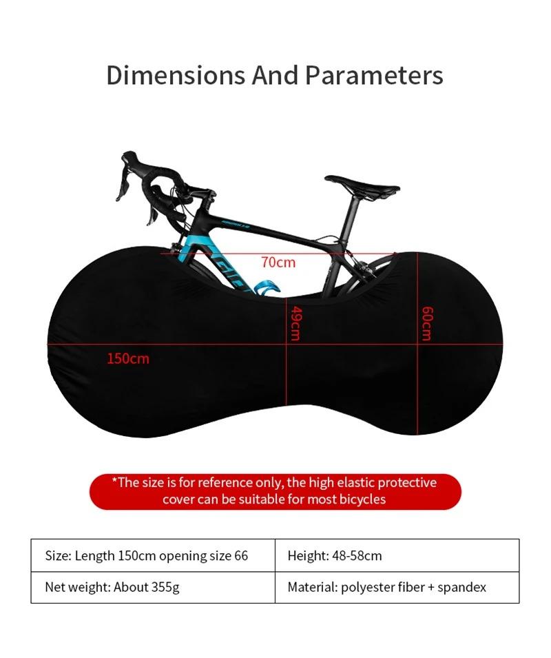 1pc Bike Protector Cover Bicycle Protective Gear Anti-dust Wheels Frame Cover Scratch-proof Storage Bag Cycling Accessories