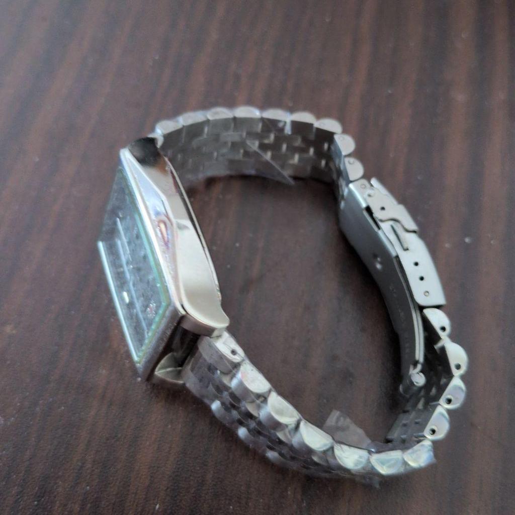 Used ORIENT Automatic Square Julipie Bracelet Equipped