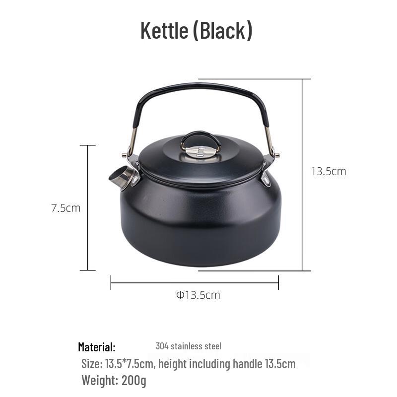 Suiyuan Wanke Outdoor 304 Stainless Steel Kettle