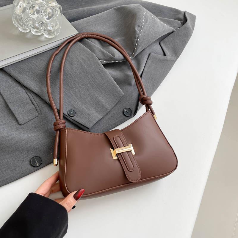2025 spring new light luxury trend casual axillary crescent lower bag retro fashion niche design shoulder messenger bag