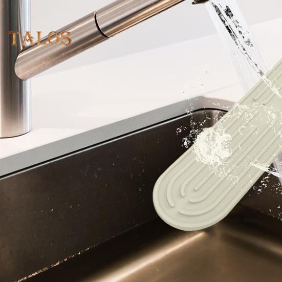 Drain Mat Flexible Silicone Sink Drain Pad Anti-Slip Silicone Countertop Protection Mat for Home