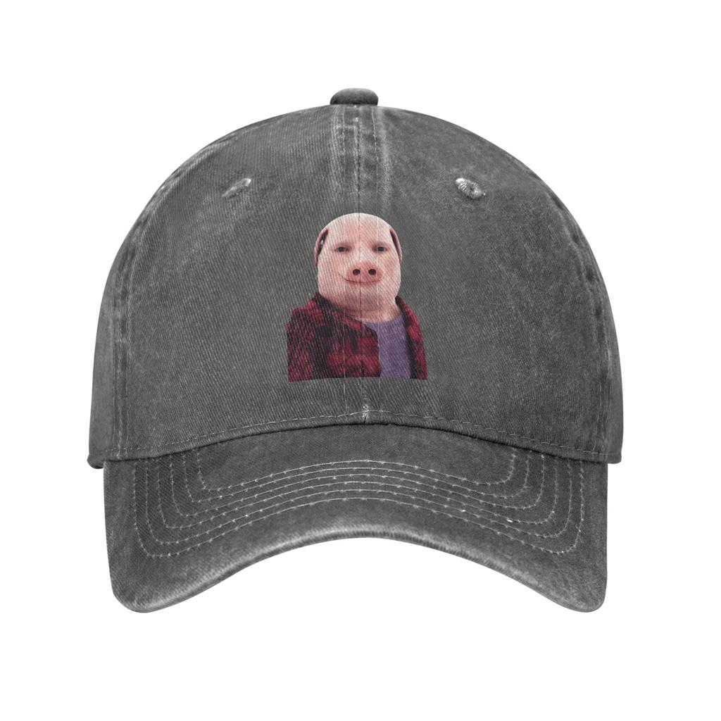 John Pork ruft Jeansstoff Kappe Lässig Baseballkappen Verstellbarer Hut Sommer Unisex Baseballkappen