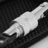 Heavy Duty Loop Tie Down Straps with Carabiner Bike Handlebar Automatic Locking Hook