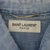 Used 9921 Western Denim Shirt 417374 Y890L 7832 S Crushed 16 Stainless Steel Eddie Era Cotton Washed Blue Men's from