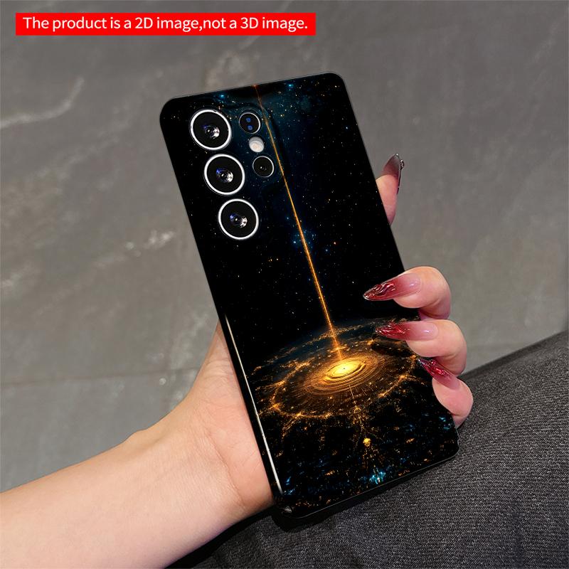 2DFlat Samsung Phone Case Cosmic Light Beam Over Starry Sky Applicable To Galaxy S22 S23 S24 S25ULTRA S26 A12 A13 A14 A15 A16
