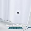 1Pc Lightweight Shower Curtain Liner With Bottom Magnets, Waterproof Plastic Peva Bath Curtain For Bathroom Decor & Accessories