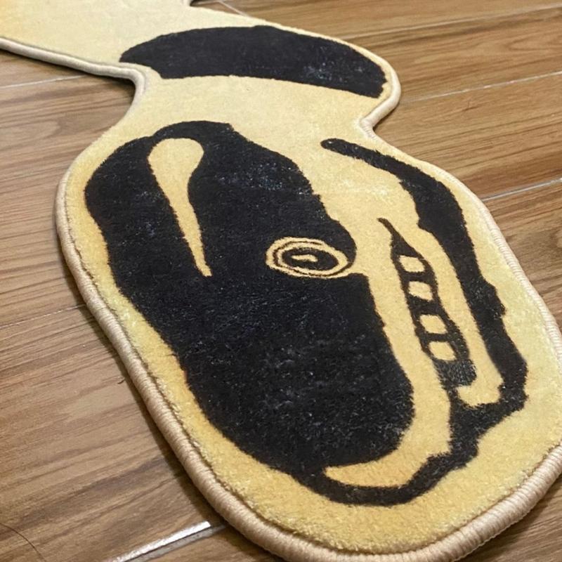 Creative Nonslip Snake Carpet Decorative Animal Carpet Home Decoration Safety Floor Mat for Living Room Bedroom Kitchen