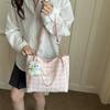Plaid largecapacity bag women's new niche plaid tote bag fashion underarm shoulder messenger bag