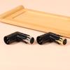 1Pc Audio Adapter Plug Adjustable Male To Female Right Angle Xlr Connector Metal Adapter 3Pin Black (Xlr 90 Degree Adapter)