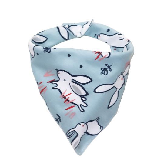 Soft Pet Bandana Cotton Triangle Scarf for Cats And Dogs Cute Cartoon Print Adjustable Drool Bib Easy Clean Pet Accessory