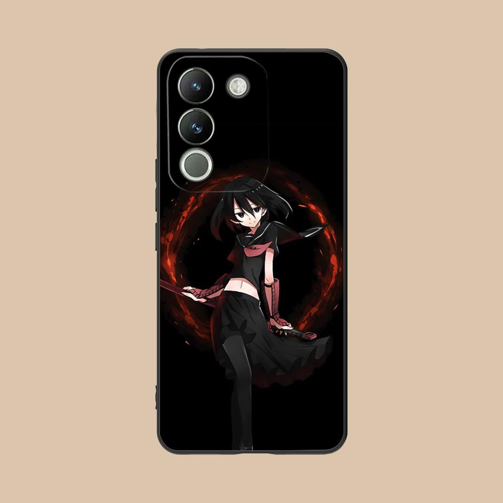 Akame Kurome Matte TPU Handyhülle für VIVO V60 V50 V40 V30 V29 V27 V25 V23 Pro Lite 5G Bunte Druckabdeckung