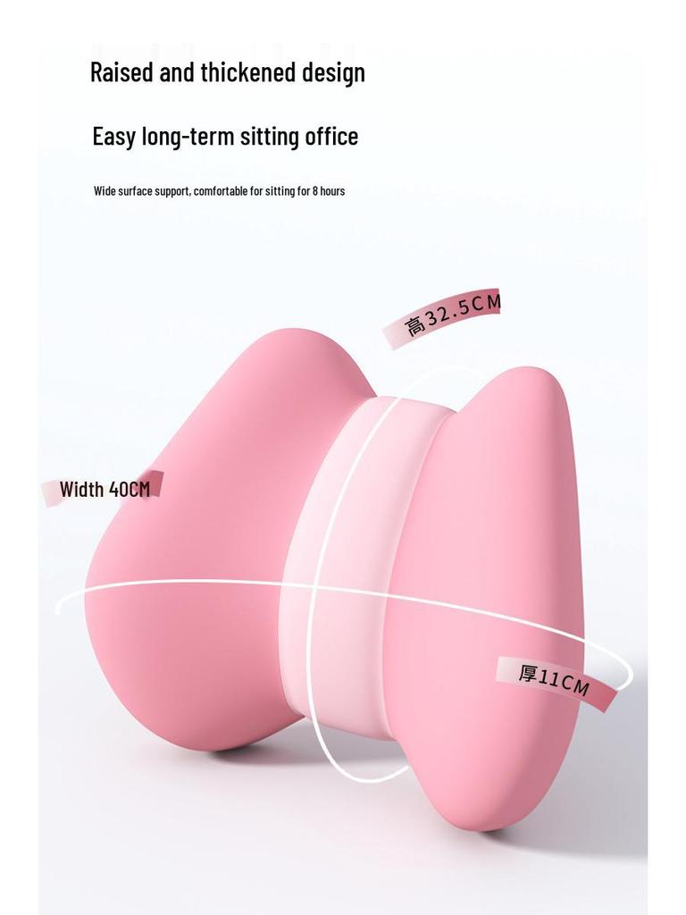 Thickened Memory Foam Seat Cushion: Breathable, Ergonomic Lumbar Support for Long Sitting