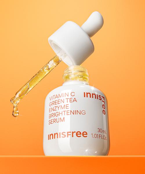 Innisfree Vita C Green Tea Enzyme Blemish Toning Serum 30mL FREE