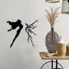 Flying Girl Metal Wall Art Abstract style Wall Decoration for Indoor Outdoor Home Terrace Balcony Living Room Not easy to break