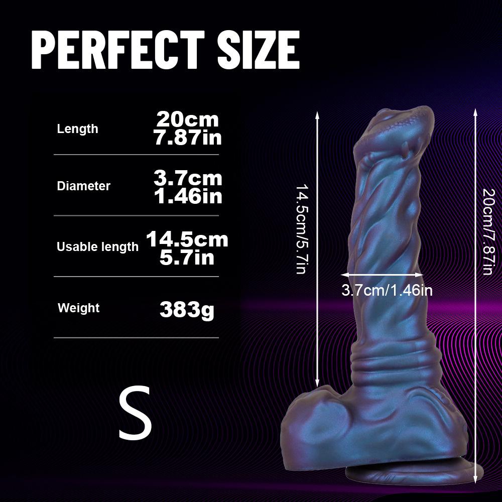 Simulated Dildo Stallion Silicone Anal Expansion Giant Thick Anal Plug