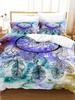Dream Catcher Bedding Set 3D Printed King Queen Size Ultra-Soft Wrinkle-Free Duvet Cover Girl for Kids Gift Bedroom Decoration