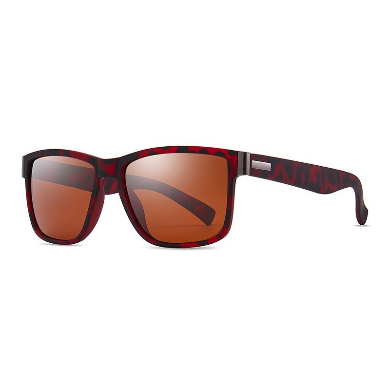 2024 Euro-American Men's Retro Square Polarized Sunglasses D518