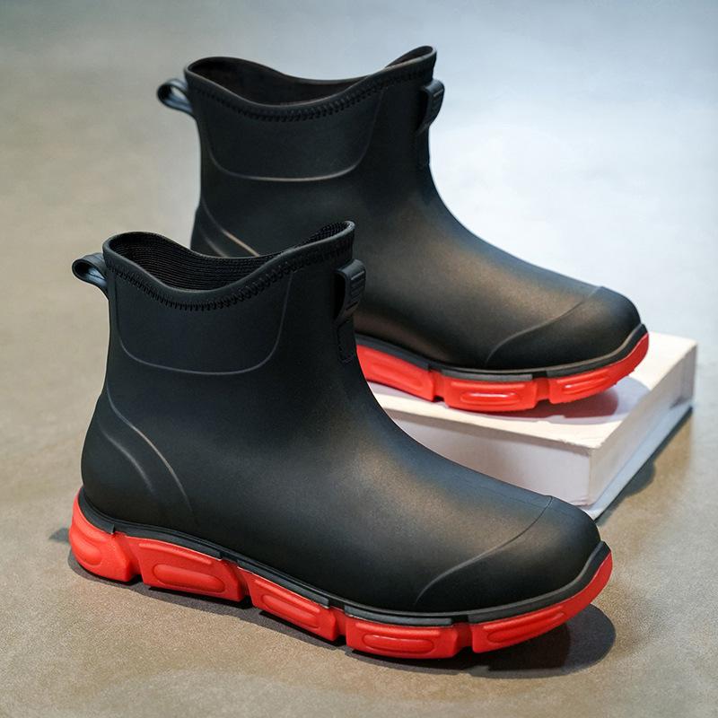 Rain Shoes New Autumn and Winter Outdoor Non-slip Waterproof Outdoor Fishing Leisure Sports Wear-resistant Rain Boots Rubber Shoes