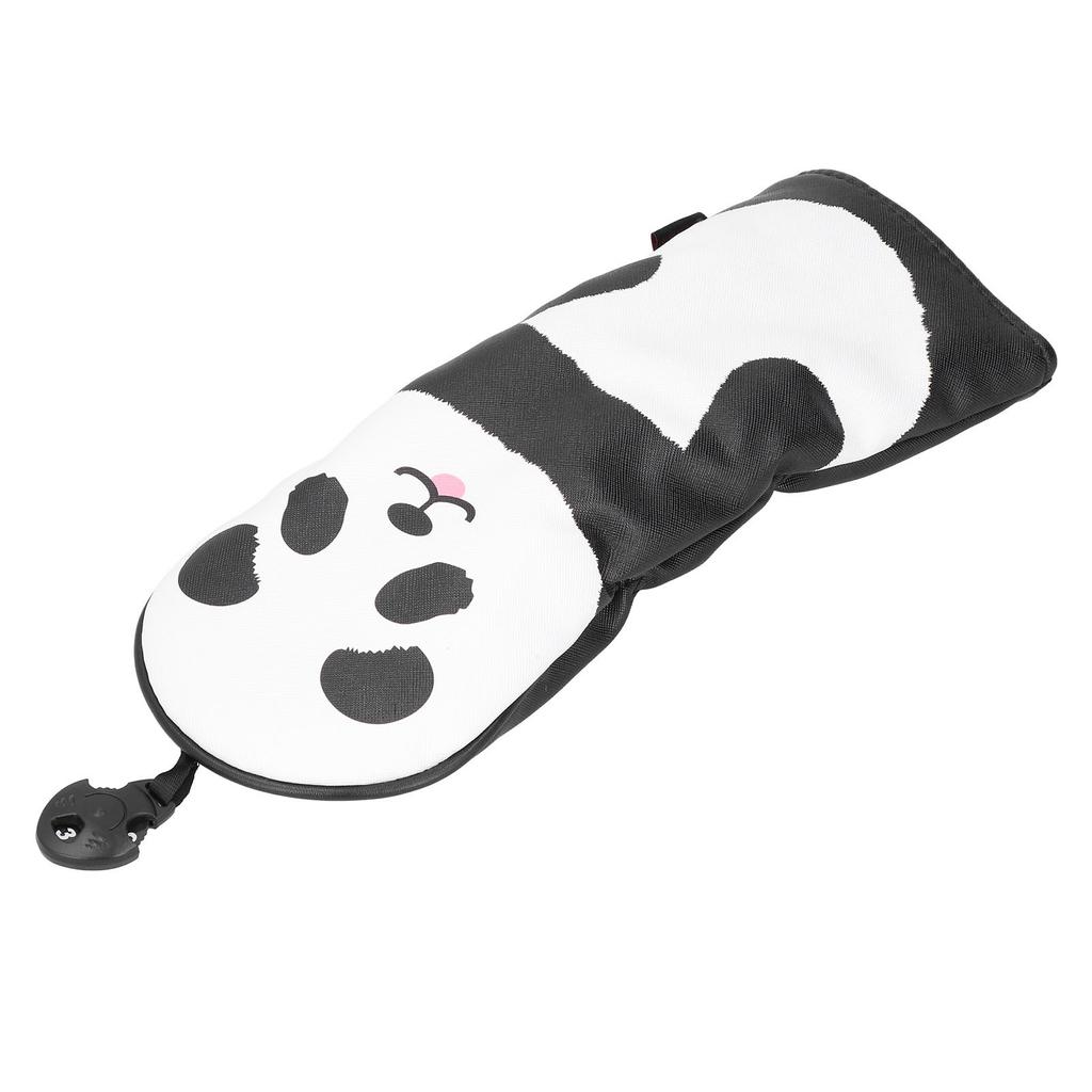 PU Leather Golf Wood Head Covers Waterproof Cartoon Thicken Plush No. 3 Golf Club Headcover