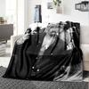 1pc 2PacHip Hop Blanket Soft Lightweight All Season Multi Purpose Throw for Sofa, Bed, Office & Picnics, French Style with Iconic Album Art & Quotes