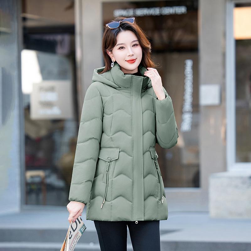Winter Cotton-padded Jacket for Women, Long, Fashionable, Loose Down Cotton Jacket, Warm Cotton-padded Jacket