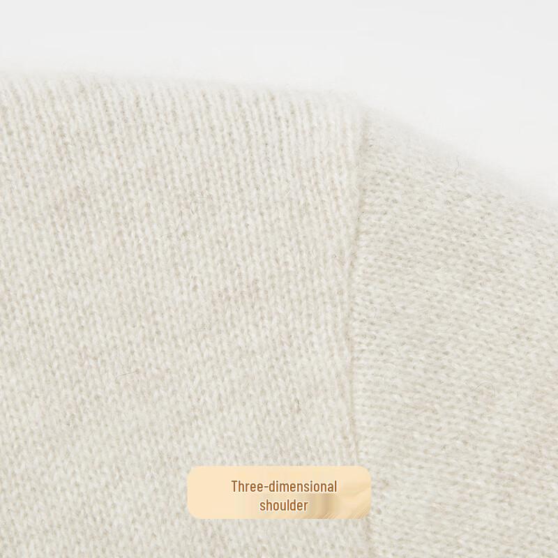 Futing Men's 100% Cashmere Crew Neck Sweater