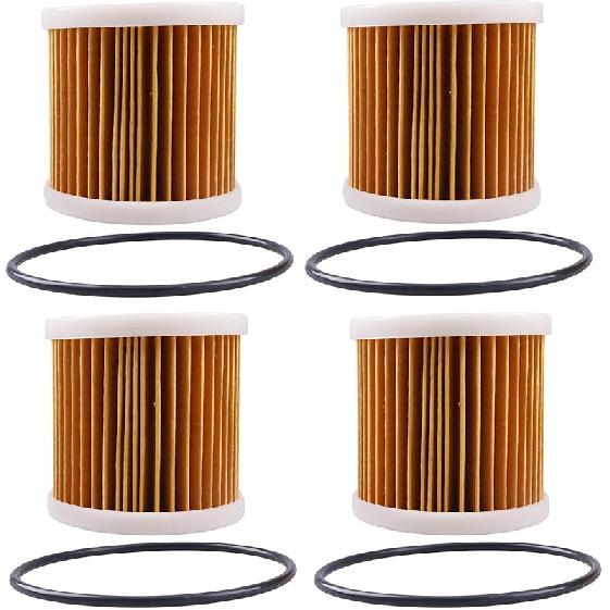 BLUESUNSOLAR 4PCS Fuel Filter Water Separator 90794‑46871‑00 907-94468-71-00 907944687100 Replacement for Honda Replacement for Yamaha Outboard