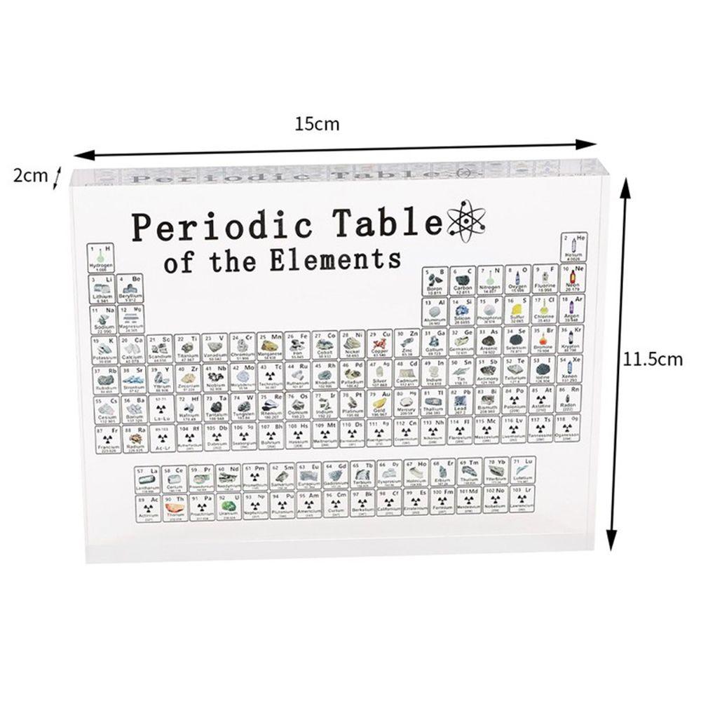 Kids Gifts School Home Decoration Periodic Display Board Periodic Table Chemical Element Display