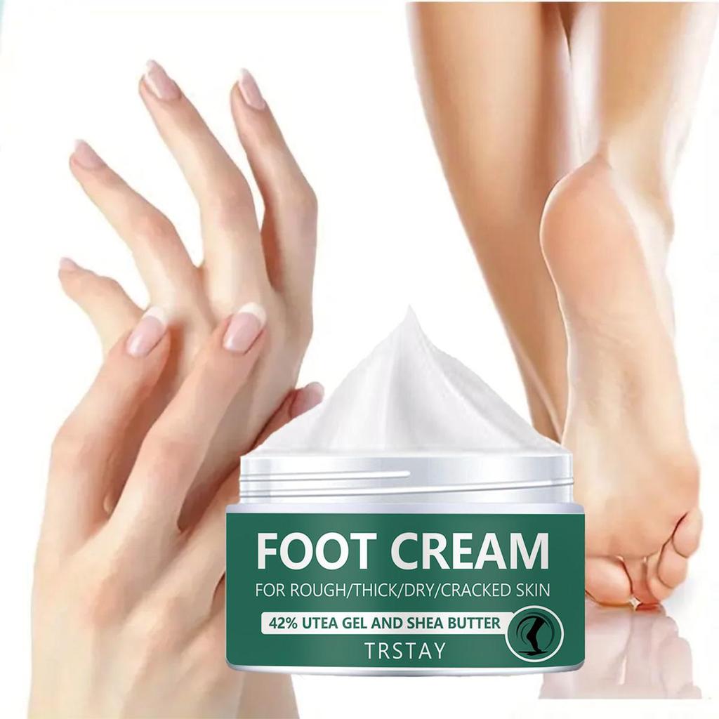 Creme para os pés, rachaduras no calcanhar para remover pele morta, máscara esfoliante seca para cuidados com a pele, pele suave e não irritante