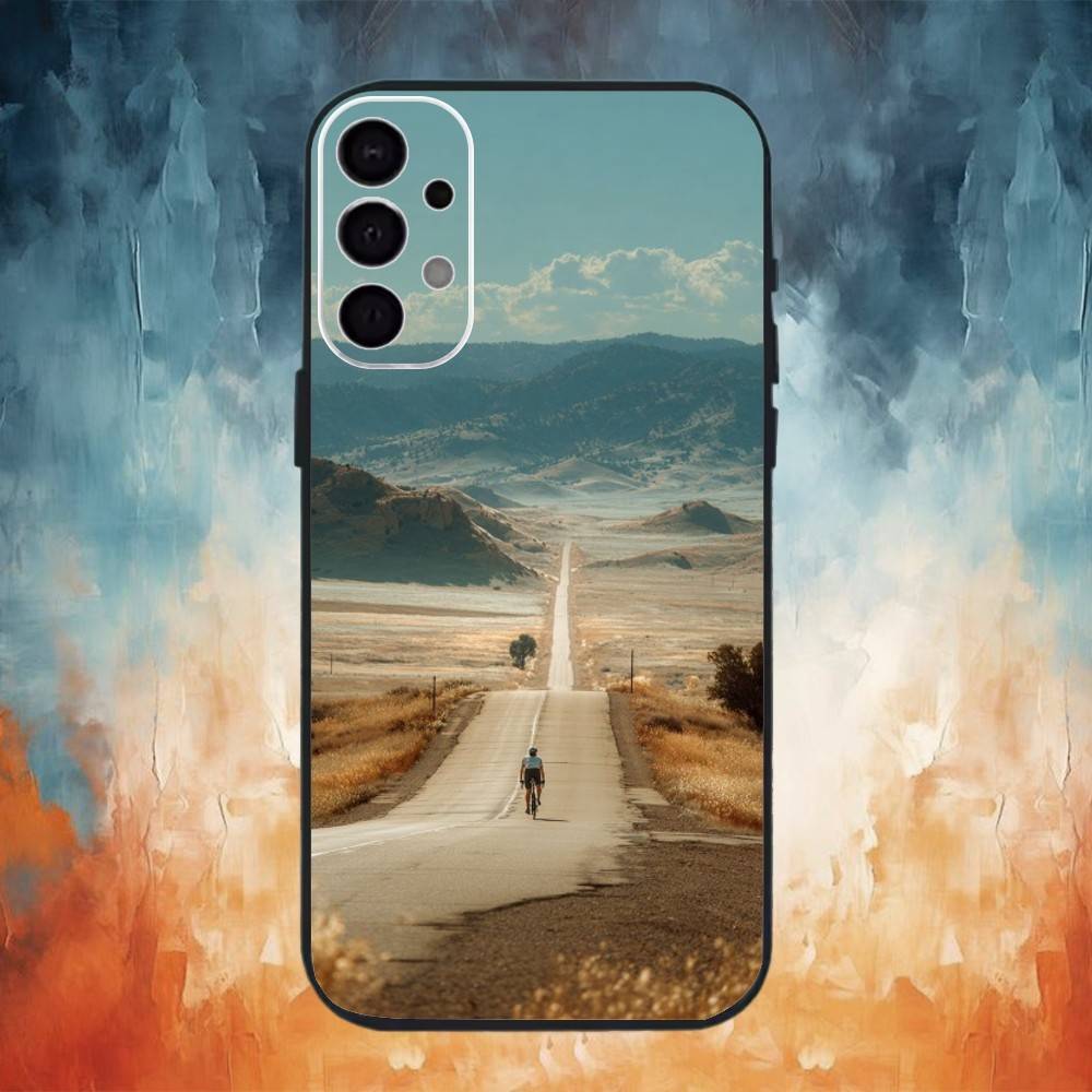 American Route 66 Phone Case For Samsung S25,S24,S21,S22,S23,S30,Ultra,S20,Plus,Fe,Note,10,9,5G Black Cover