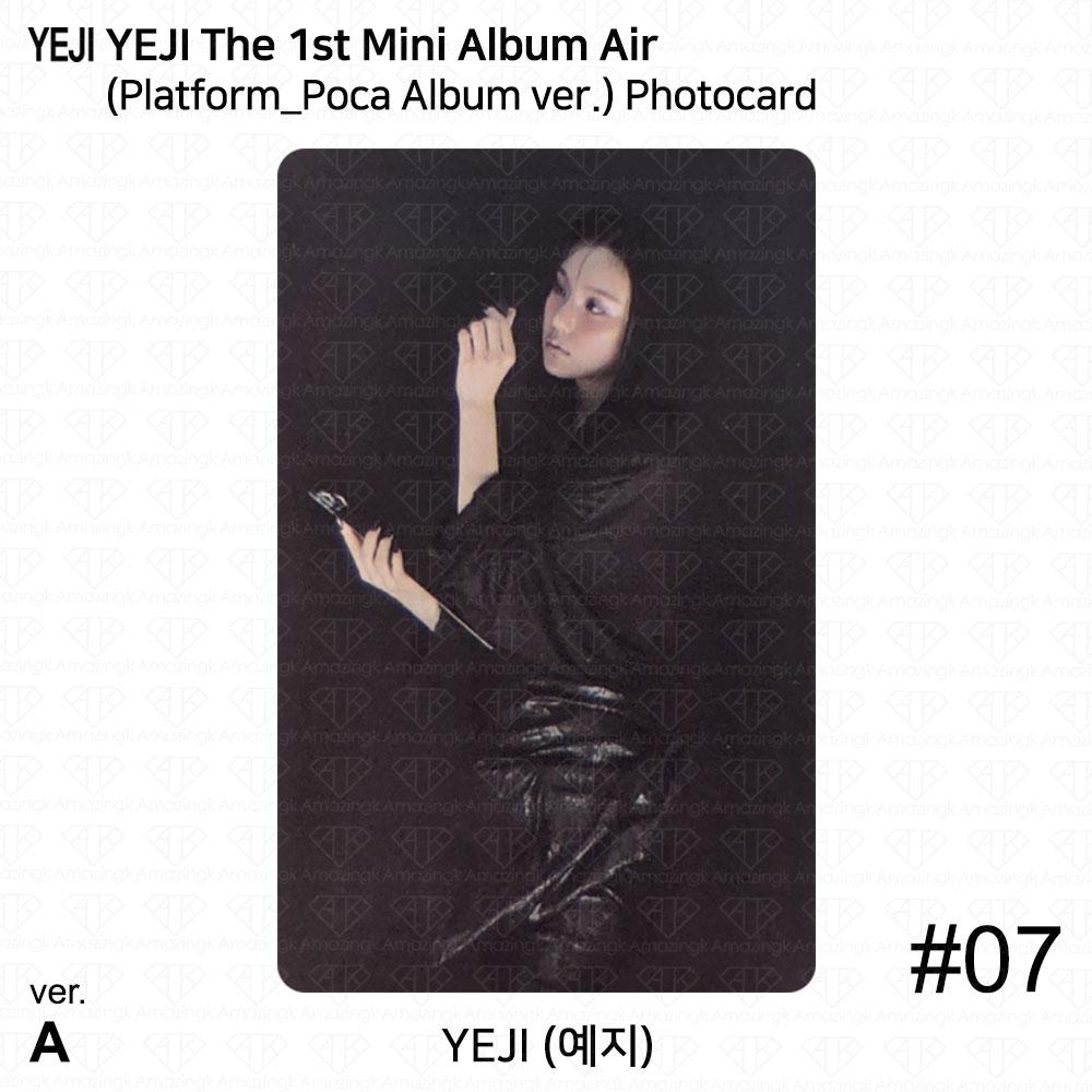 

Yeji The 1st Mini Album AIR Official Photocard Platform Poca album ver ITZY KPOP Photocard #7 (A ver.)