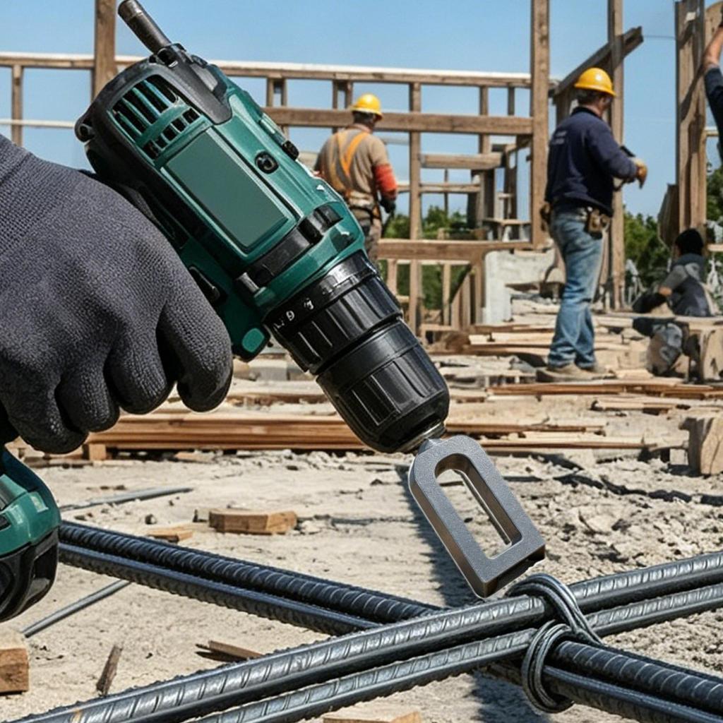 Torscavi Multifunzione con Attacco Esagonale, Torsione Rapida, Portatile, per Filo di Recinzione, per Casa, Garage, Officina, Industriale