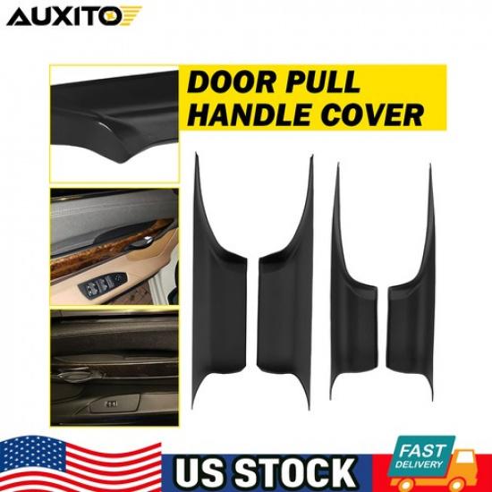 

Set 4 Door Interior Inner Handle Pull Carrier Cover For BMW 7 F01 F02 2010-15 N