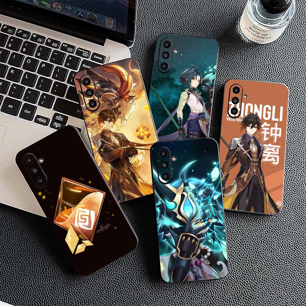 for Motorola Moto Edge 50 30 Fusion 40 NEO Ultra Pro E14 G20 E15 G35 G84 G13 G53 Case Xiao Zhong Li Genshins Impacts ZhongLi