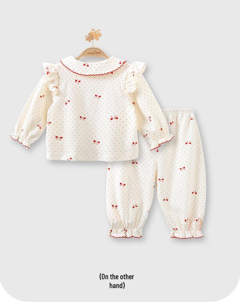 Youqi Autumn 2026 Baby Girl Set: Sweet and Stylish Spring/Autumn Outfit