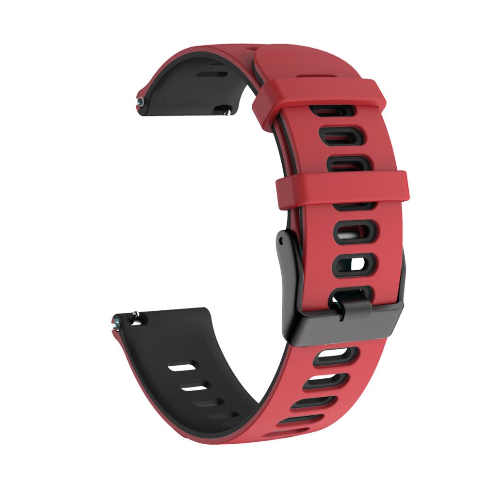 22mm sportovní pásek pro Huami Amazfit Stratos 2 2S 3 silikonový pásek na zápěstí pro Xiaomi Amazfit GTR 47mm GTR2 Pace LS05 náramek na hodinky