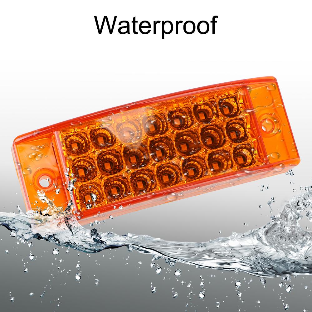 21 LED Tail Light 12V 24V Flowing Indicator Blinker Stop Lamp Brake Rear Warning Tailight For Car Truck Lorry Trailer