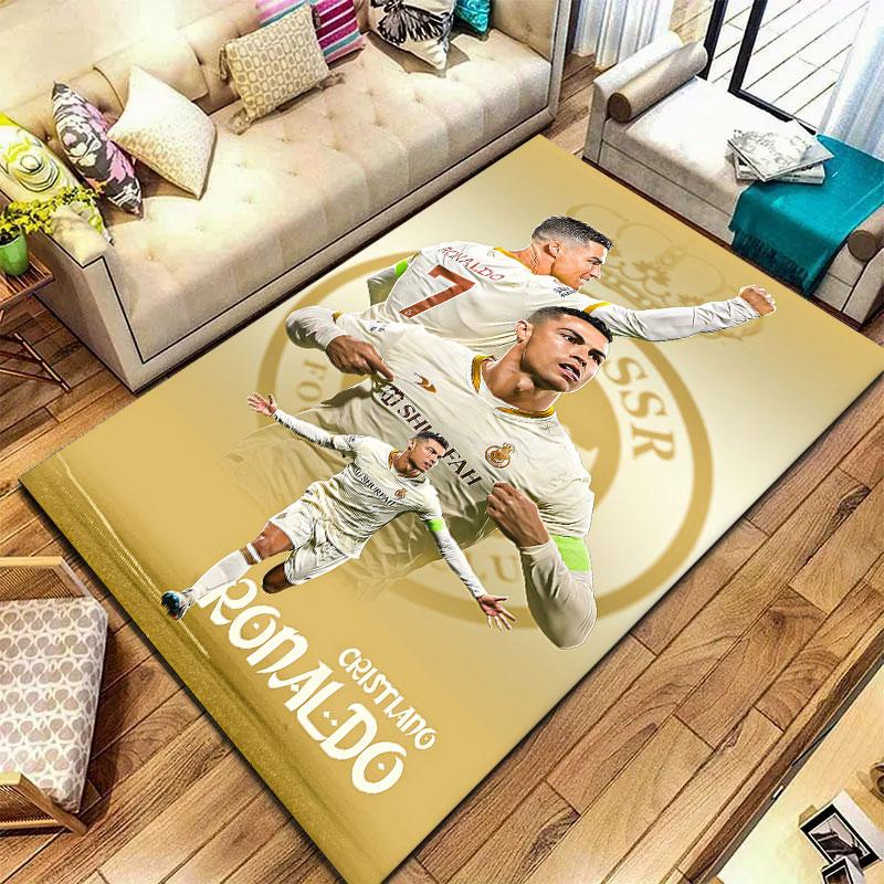 Cristiano Ronaldo Carpet Rug for Living Room Bedroom Home Sofa Decoration,Kids Play Non-slip Floor Mat