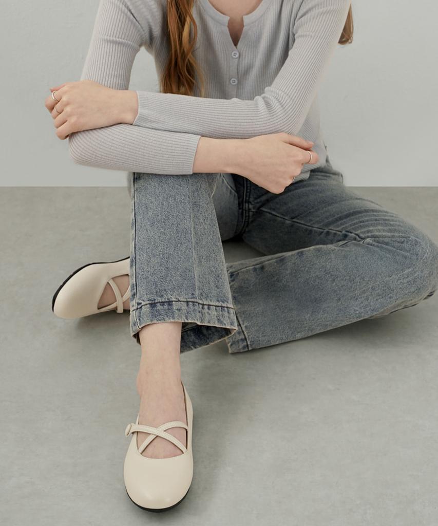 Chaakan Jacker Strap Mary Jane Flats (3 Colors) Pmltr1H816