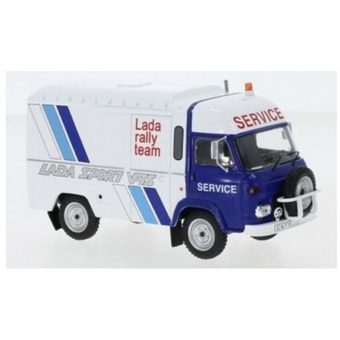 Miniatures montées - IXO - Avia A21F - Assistance Lada Service Team VFTS - 1/43 - Bleu
