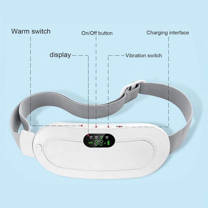 Warming Palace Belt Women Menstrual Heating Waist Massager Hot Compress Period Relief Belt Portable Intelligent Heating Massage Waist Belt