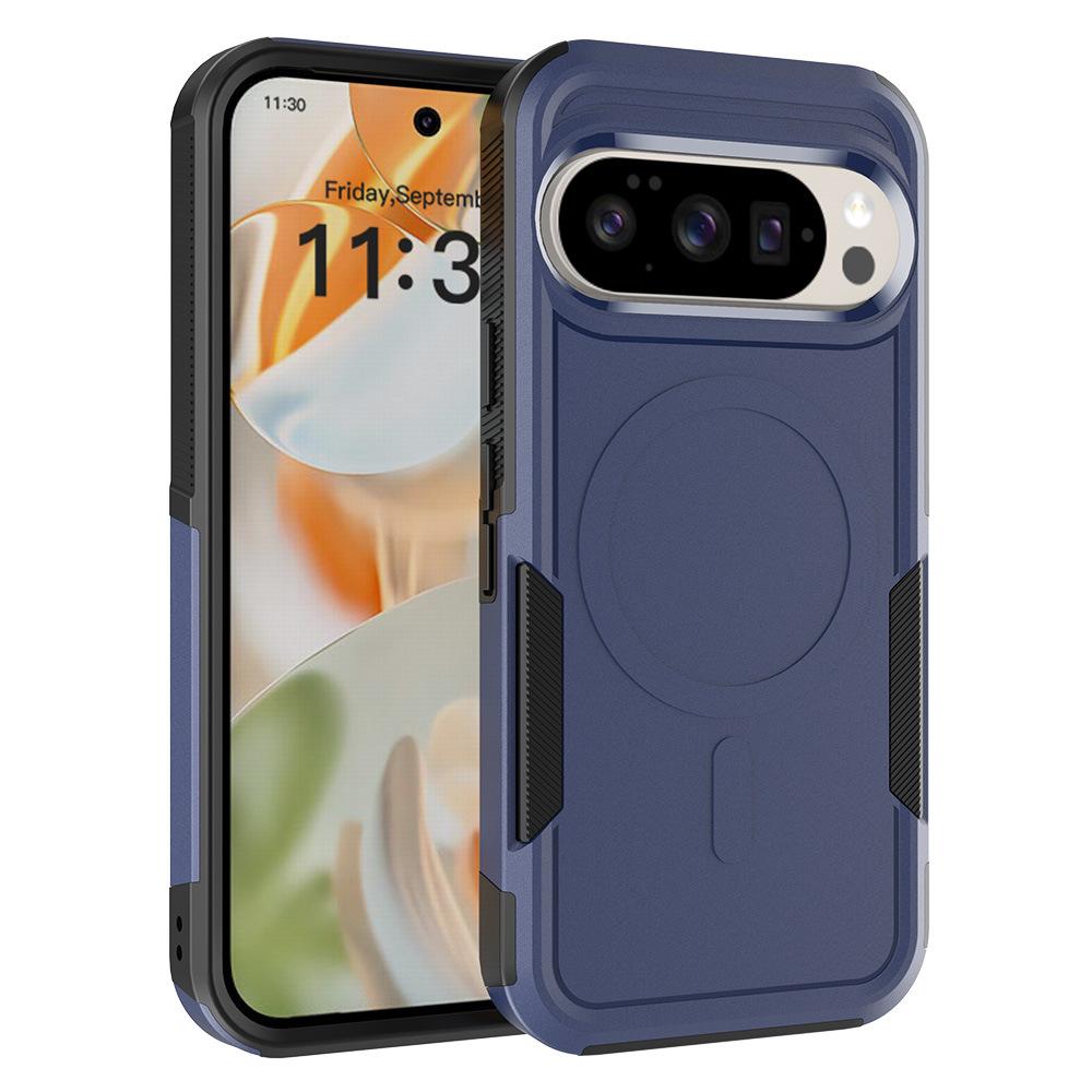 Military Grade 2-IN-1 Shockproof Case For Google Pixel 10 Pro XL 9 8 8A 7 7A 6 6A Magnetic Charge Heavy Duty Armor Rugged Cover