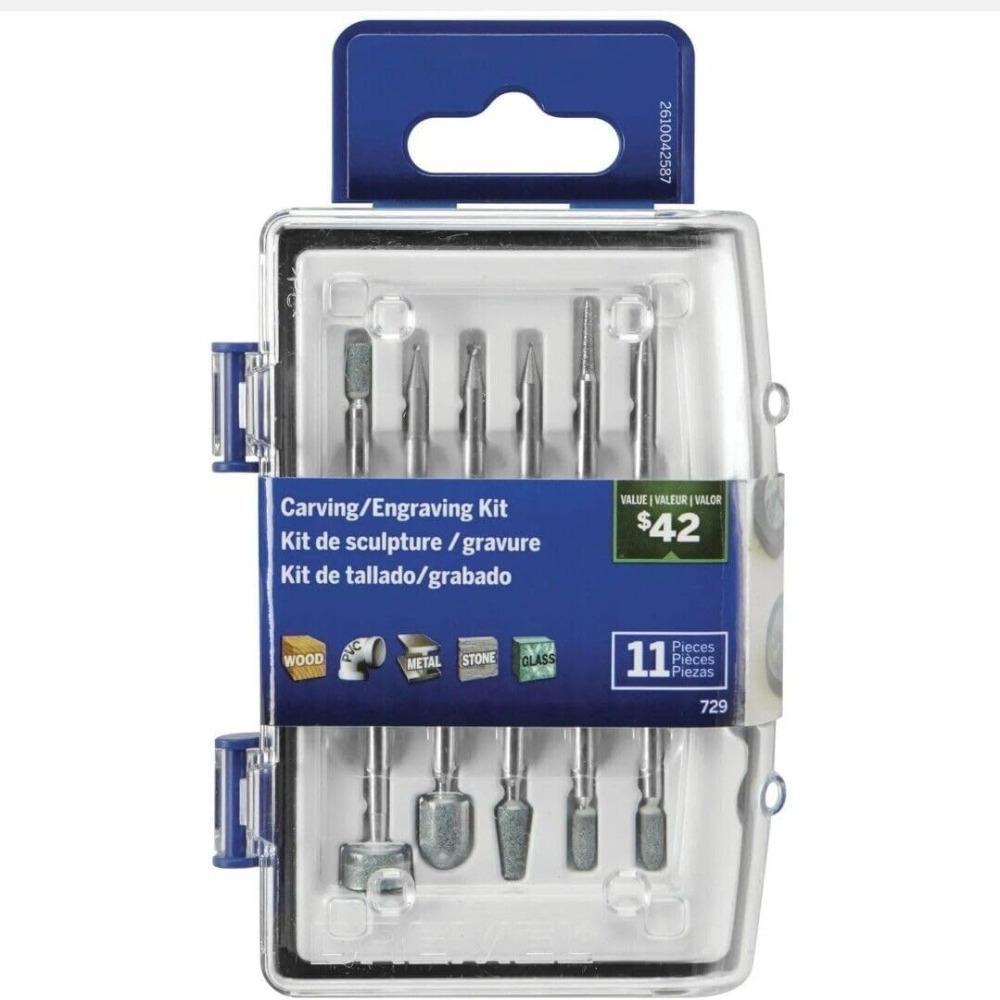 

Набор насадок для гравировки Craft Rotary Tool, ассорти, универсальный набор для резьбы, стекло серебряный