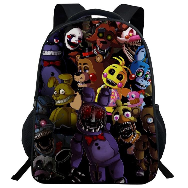 Five Nights At Freddys 16  Backpack Rucksack Schoolbag Lunch Bag Pencil Case #8 Backpack(No Lunch Bag,No Pencil Case)