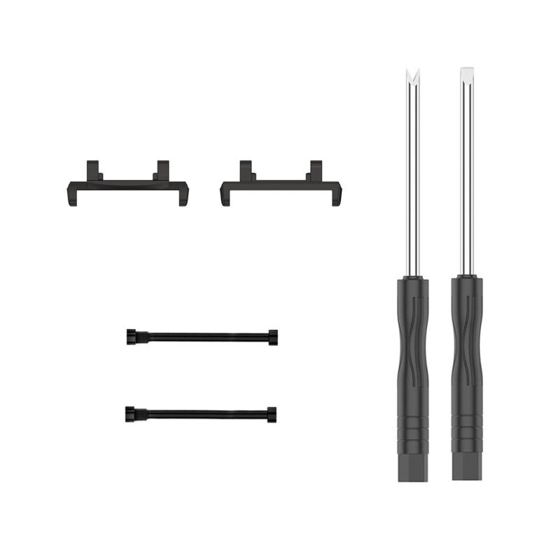 

Сменный ремешок для часов, адаптер для подключения для умных часов AmazfitTRex 2, соединительная шпилька для браслета, набор инструментов чёрный