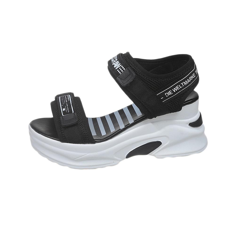 Fashion New Casual Women Beach Slope Shoes Women Mid Heels Sports Beach Sandals Girl Fashion Ladies Sandals Platform Wedge Heels Shoes