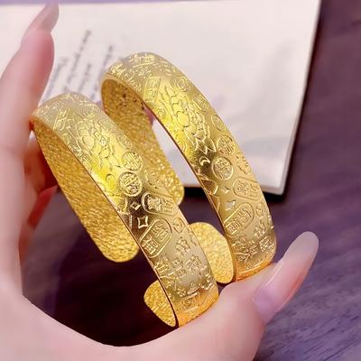 Jin Jiyan Lotus Open Bracelet Women's Niche High-end Feeling