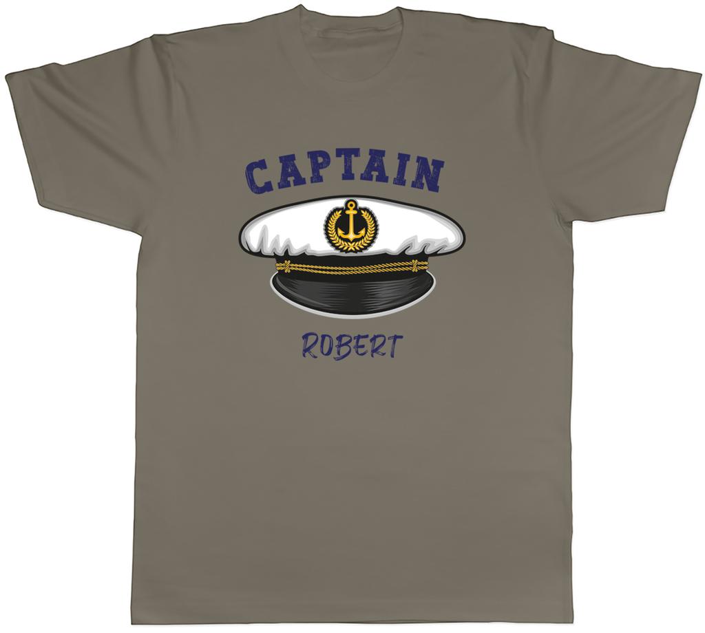 Personalised Captain Unisexs TShirt Sailor Boat Sailing Unisex Tee Gift
