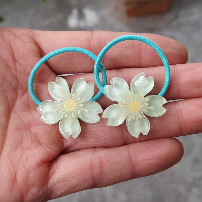 2 BUC Drăguțe Noi Floricele Coroniță de Prințesă Copii Benzi Elastice de Păr Copii Cozi de Păr Accesorii Fete Ac de Păr Bebeluș